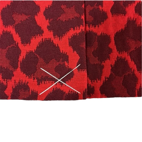 NWT Talbots Red Leopard Print Skirt - Picture 4 of 5